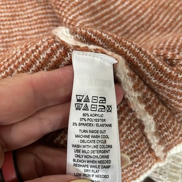 Sincerely Jules Duster Cardigan Color Block Womens XL Earth Tones Soft Cozy NEW - Picture 8 of 11